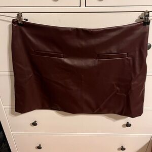 a new day Women's Mini Skirt in Burgundy